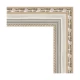 Зеркало настенное EVOFORM в багетной раме версаль серебро, 55х105 см, BY 3078