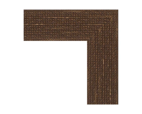 Зеркало настенное EVOFORM в багетной раме мозаика античная медь, 56х146 см, BY 3113