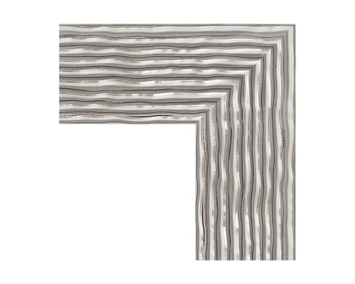 Зеркало настенное EVOFORM в багетной раме волна хром, 60х150 см, BY 3121