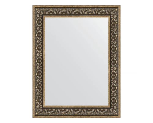Зеркало настенное EVOFORM в багетной раме вензель серебряный, 73х93 см, BY 3192