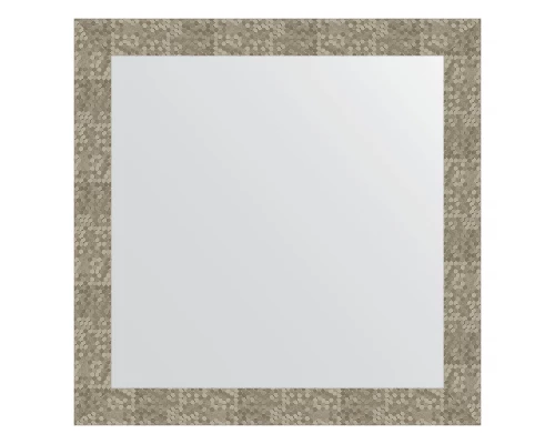Зеркало настенное EVOFORM в багетной раме соты титан, 76х76 см, BY 3244
