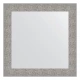 Зеркало настенное EVOFORM в багетной раме чеканка серебряная, 80х80 см, BY 3247