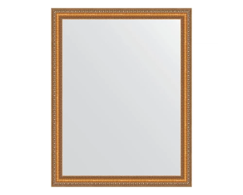 Зеркало настенное EVOFORM в багетной раме золотые бусы на бронзе, 75х95 см, BY 3266