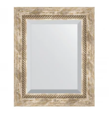 Зеркало настенное с фацетом EVOFORM в багетной раме прованс с плетением, 43х53 см, BY 3355