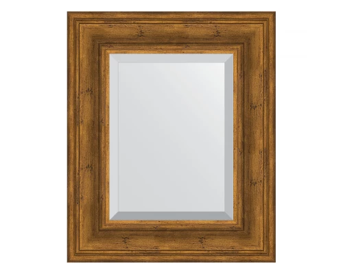 Зеркало настенное с фацетом EVOFORM в багетной раме травленая бронза, 49х59 см, BY 3368