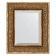 Зеркало настенное с фацетом EVOFORM в багетной раме вензель бронзовый, 49х59 см, BY 3370