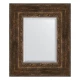 Зеркало настенное с фацетом EVOFORM в багетной раме состаренное дерево с орнаментом, 52х62 см, BY 3378