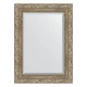 Зеркало настенное с фацетом EVOFORM в багетной раме виньетка античное серебро, 55х75 см, BY 3383
