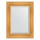 Зеркало настенное с фацетом EVOFORM в багетной раме травленое золото, 59х79 см, BY 3392