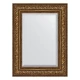 Зеркало настенное с фацетом EVOFORM в багетной раме виньетка состаренная бронза, 60х80 см, BY 3401