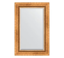 Зеркало настенное с фацетом EVOFORM в багетной раме римское золото, 56х86 см, BY 3412
