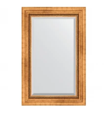 Зеркало настенное с фацетом EVOFORM в багетной раме римское золото, 56х86 см, BY 3412