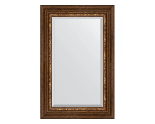 Зеркало настенное с фацетом EVOFORM в багетной раме римская бронза, 56х86 см, BY 3413