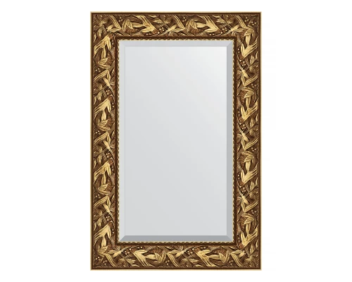 Зеркало настенное с фацетом EVOFORM в багетной раме Византия золото, 59х89 см, BY 3415