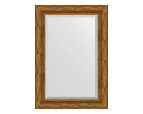 Зеркало настенное с фацетом EVOFORM в багетной раме травленая бронза, 69х99 см, BY 3446