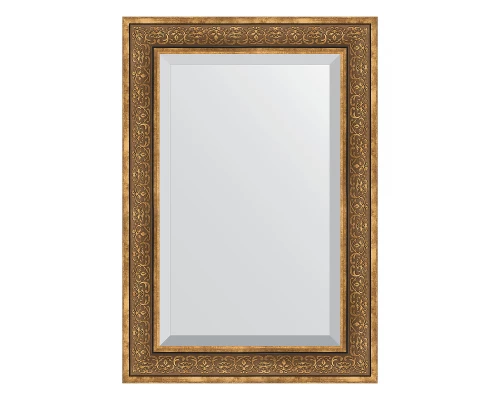 Зеркало настенное с фацетом EVOFORM в багетной раме вензель бронзовый, 69х99 см, BY 3448
