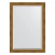 Зеркало настенное с фацетом EVOFORM в багетной раме состаренная бронза, с плетением, 73х103 см, BY 3458