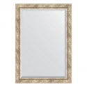 Зеркало настенное с фацетом EVOFORM в багетной раме прованс с плетением, 73х103 см, BY 3459