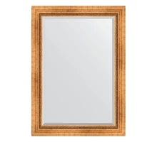 Зеркало настенное с фацетом EVOFORM в багетной раме римское золото, 76х106 см, BY 3464