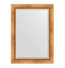 Зеркало настенное с фацетом EVOFORM в багетной раме римское золото, 76х106 см, BY 3464