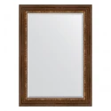 Зеркало настенное с фацетом EVOFORM в багетной раме римская бронза, 76х106 см, BY 3465