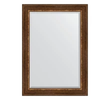 Зеркало настенное с фацетом EVOFORM в багетной раме римская бронза, 76х106 см, BY 3465