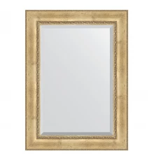 Зеркало настенное с фацетом EVOFORM в багетной раме состаренное серебро/орнамент, 82х112 см, BY 3480