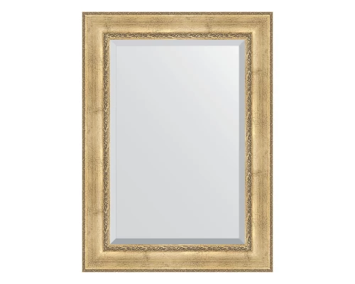 Зеркало настенное с фацетом EVOFORM в багетной раме состаренное серебро/орнамент, 82х112 см, BY 3480