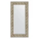 Зеркало настенное с фацетом EVOFORM в багетной раме барокко серебро, 60х120 см, BY 3502