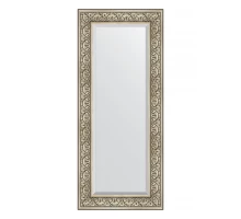 Зеркало настенное с фацетом EVOFORM в багетной раме барокко серебро, 60х140 см, BY 3528