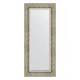Зеркало настенное с фацетом EVOFORM в багетной раме барокко серебро, 60х140 см, BY 3528