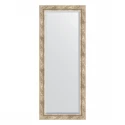 Зеркало настенное с фацетом EVOFORM в багетной раме прованс с плетением, 58х143 см, BY 3537