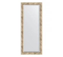 Зеркало настенное с фацетом EVOFORM в багетной раме прованс с плетением, 58х143 см, BY 3537