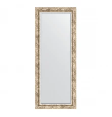 Зеркало настенное с фацетом EVOFORM в багетной раме прованс с плетением, 58х143 см, BY 3537