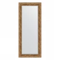 Зеркало настенное с фацетом EVOFORM в багетной раме виньетка античная бронза, 60х145 см, BY 3540