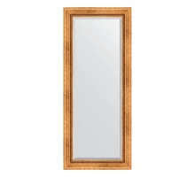 Зеркало настенное с фацетом EVOFORM в багетной раме римское золото, 61х146 см, BY 3542