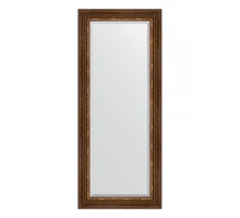 Зеркало настенное с фацетом EVOFORM в багетной раме римская бронза, 61х146 см, BY 3543