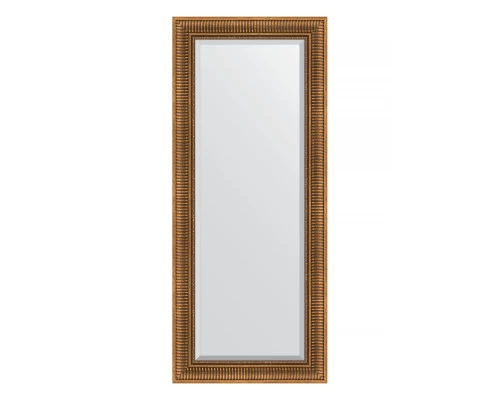 Зеркало настенное с фацетом EVOFORM в багетной раме бронзовый акведук, 62х147 см, BY 3544