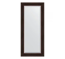 Зеркало настенное с фацетом EVOFORM в багетной раме темный прованс, 69х159 см, BY 3577