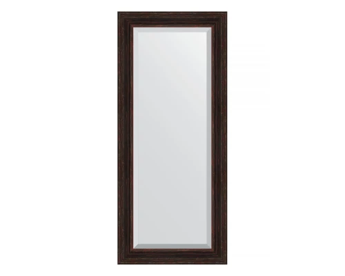 Зеркало настенное с фацетом EVOFORM в багетной раме темный прованс, 69х159 см, BY 3577
