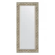 Зеркало настенное с фацетом EVOFORM в багетной раме барокко серебро, 70х160 см, BY 3580