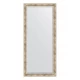 Зеркало настенное с фацетом EVOFORM в багетной раме прованс с плетением, 73х163 см, BY 3589
