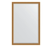 Зеркало настенное с фацетом EVOFORM в багетной раме состаренное золото с плетением, 113х173 см, BY 3613