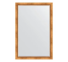 Зеркало настенное с фацетом EVOFORM в багетной раме римское золото, 116х176 см, BY 3620