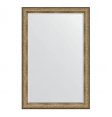Зеркало настенное с фацетом EVOFORM в багетной раме виньетка античная бронза, 120х180 см, BY 3633