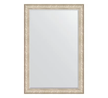 Зеркало настенное с фацетом EVOFORM в багетной раме виньетка серебро, 120х180 см, BY 3634