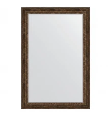 Зеркало настенное с фацетом EVOFORM в багетной раме состаренное дерево с орнаментом, 122х182 см, BY 3638