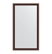 Зеркало настенное EVOFORM в багетной раме махагон с орнаментом, 63х113 см, BY 3645