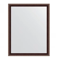 Зеркало настенное EVOFORM в багетной раме махагон с орнаментом, 73х93 см, BY 3647