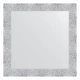 Зеркало настенное EVOFORM в багетной раме чеканка белая, 67х67 см, BY 3654